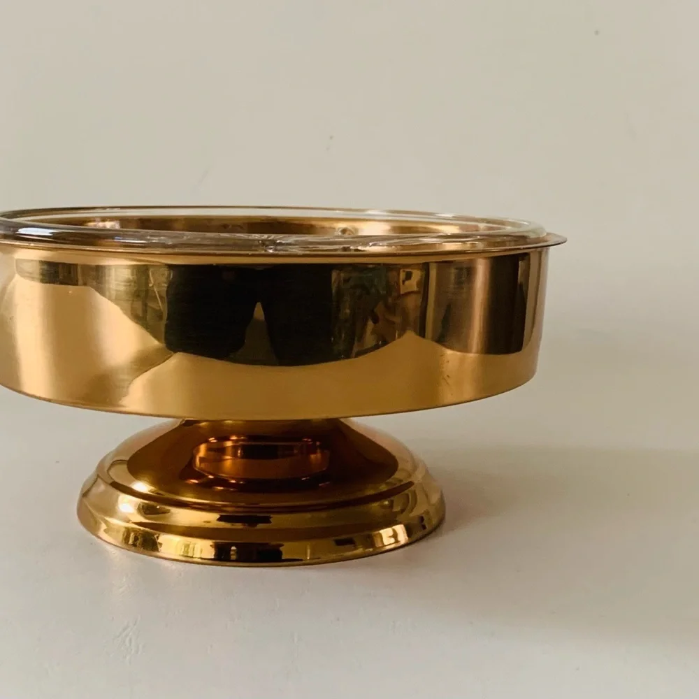 Mid century crudités dish